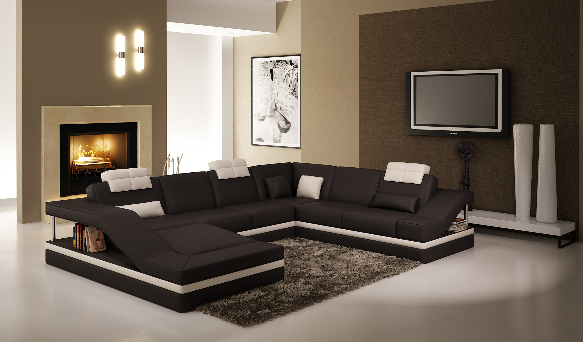 Dublin Vänster - U-soffa