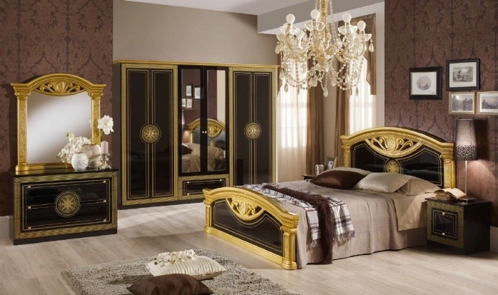 Roma SvartGuld – Sängpaket