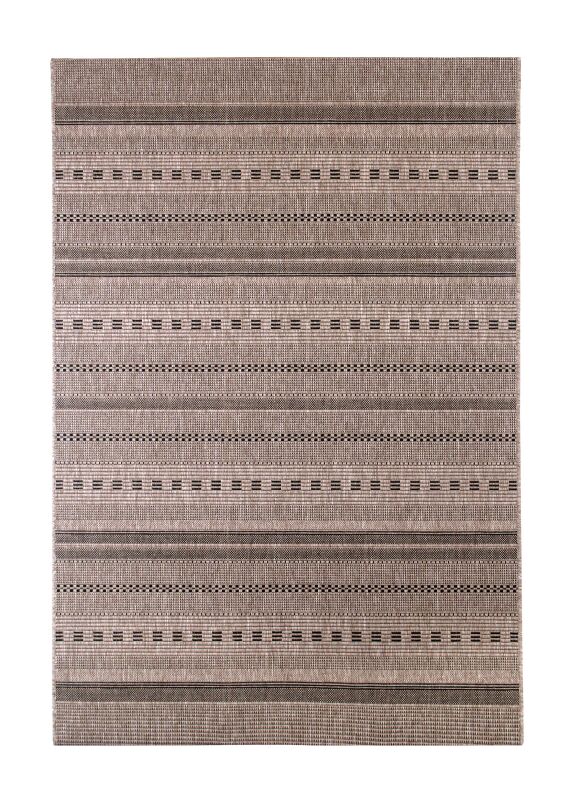 Sisal Stripe Silver - Flatvävdmatta