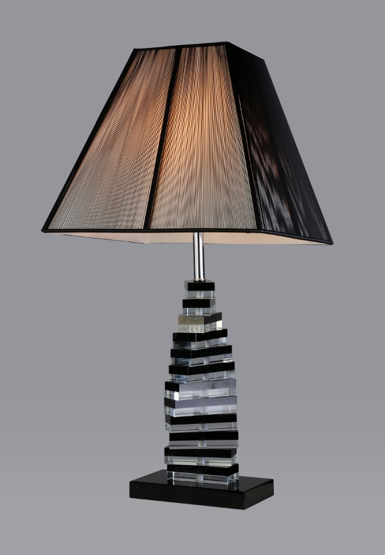 Trappstege SvartKlar Kristall – Bordslampa