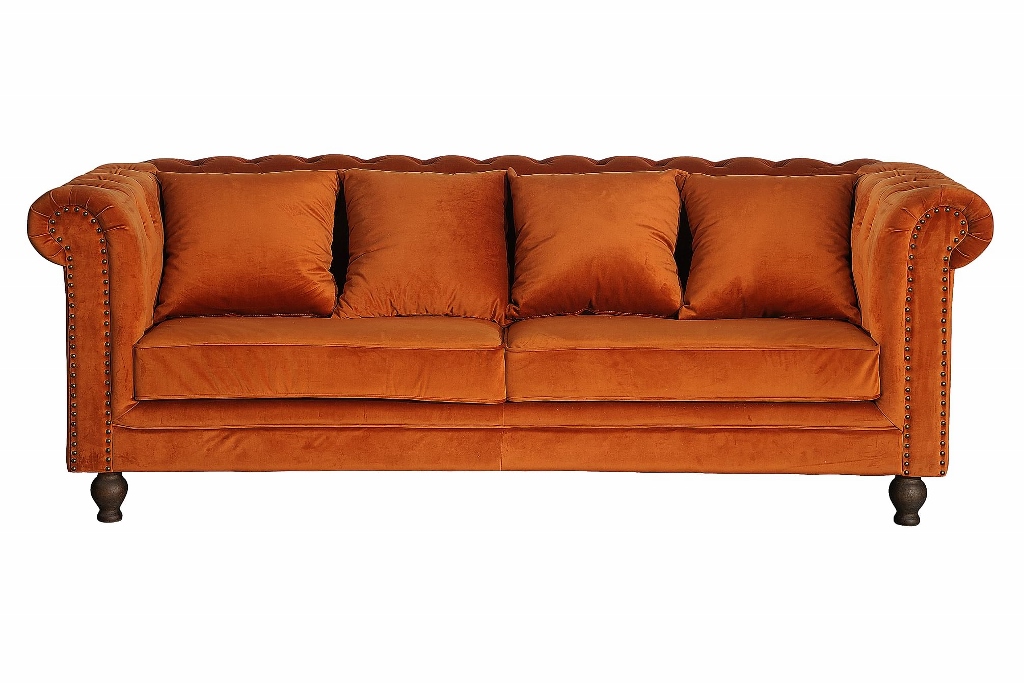 chesterfield-sammet-orange-3-sits-soffa