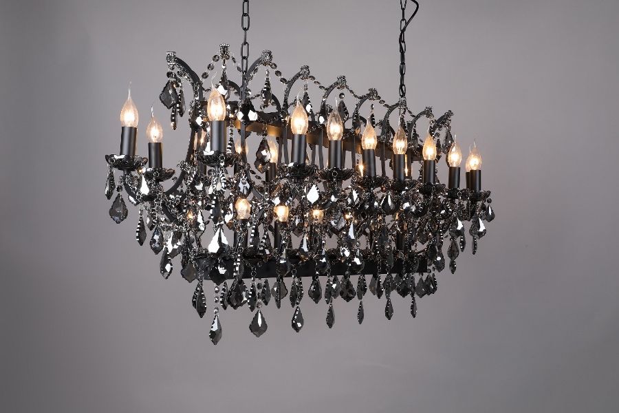 heaven-svart-kristallkrona-