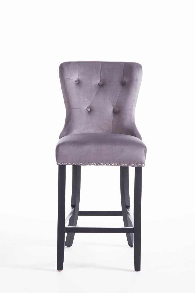 lilly-grasvart-sammet-barstol