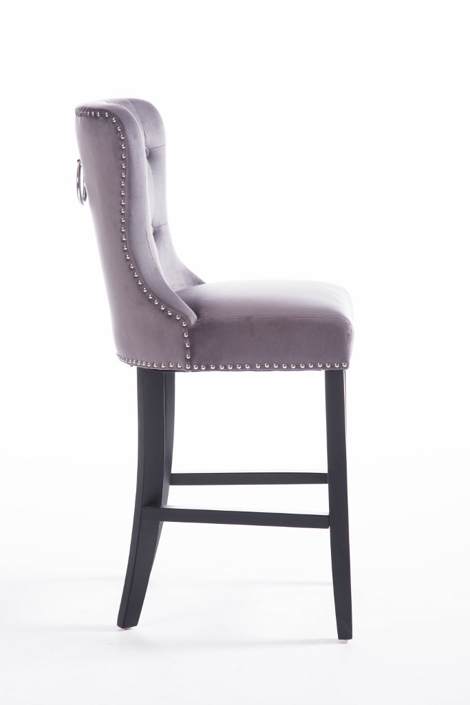 lilly-grasvart-sammet-barstol