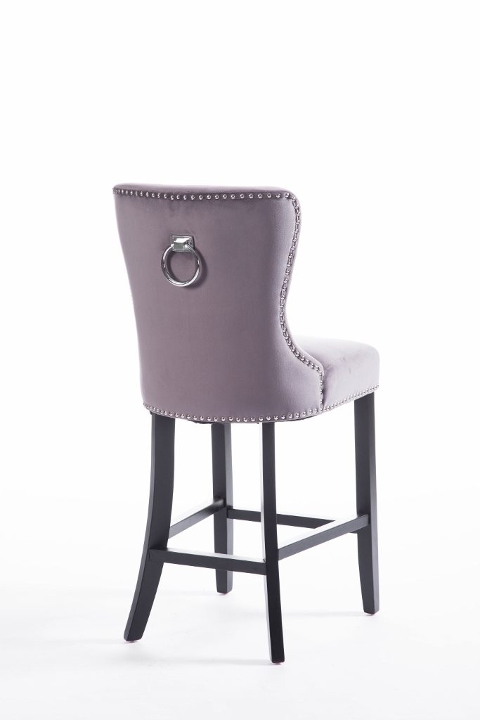 lilly-grasvart-sammet-barstol