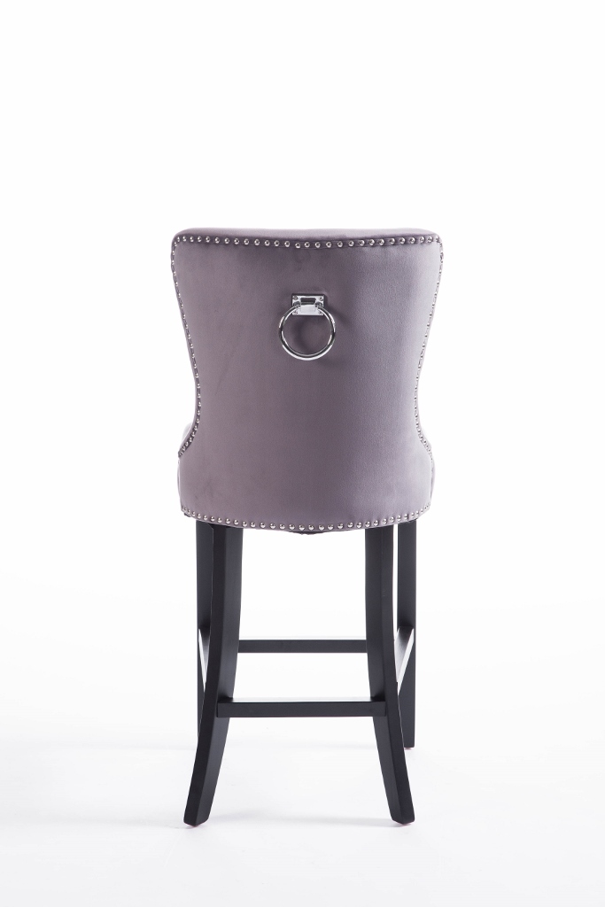 lilly-grasvart-sammet-barstol