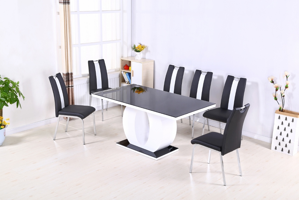 sidon-matbord-6-stolar-sanna-svartvit