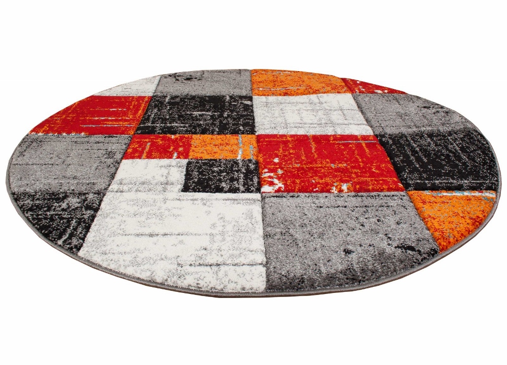 smoky-rodorange-rund-matta
