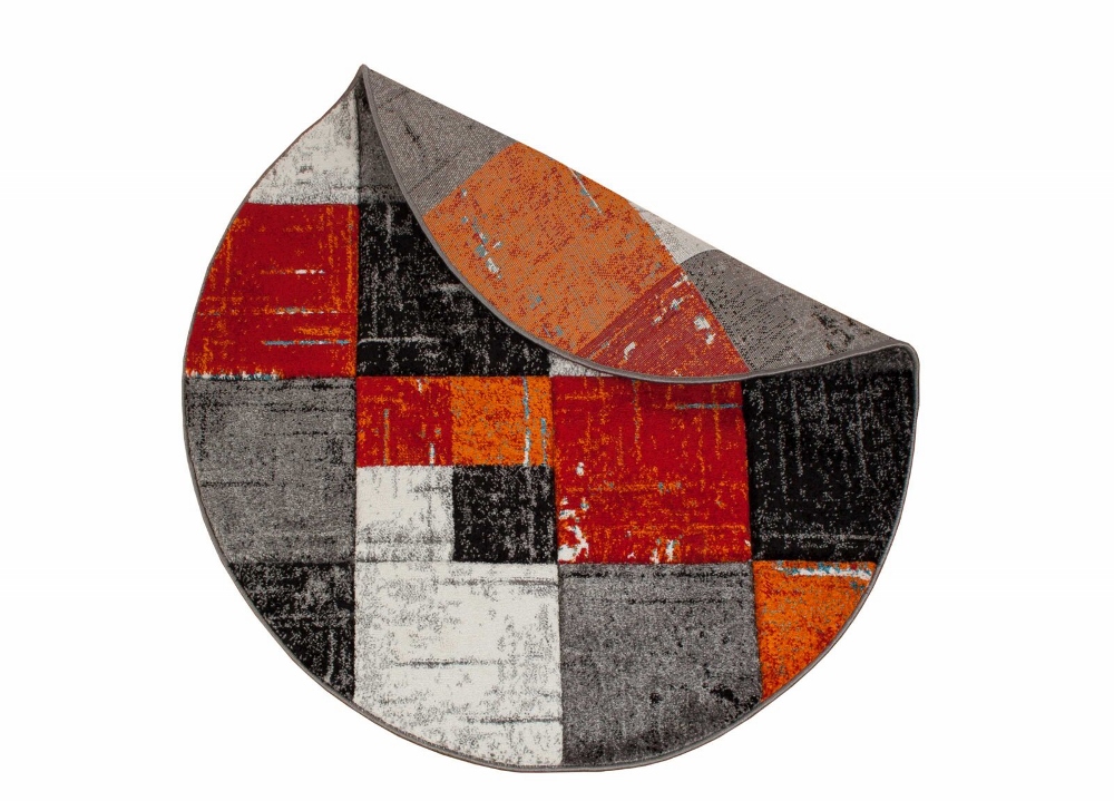 smoky-rodorange-rund-matta